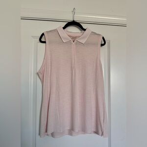 Calia light pink sleeveless polo XXL